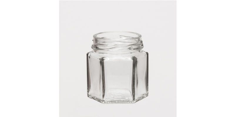 47 ml hexagonális üveg