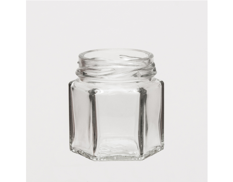 47 ml hexagonális üveg