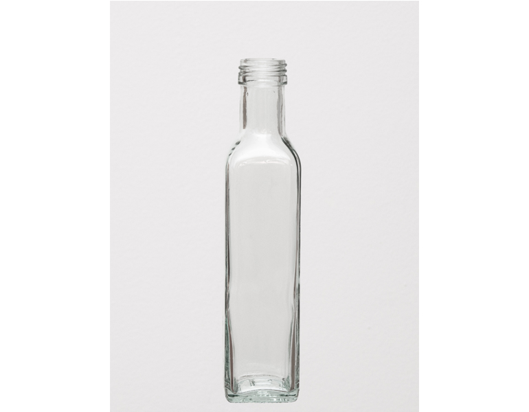 500 ml olajos üveg, szögletes