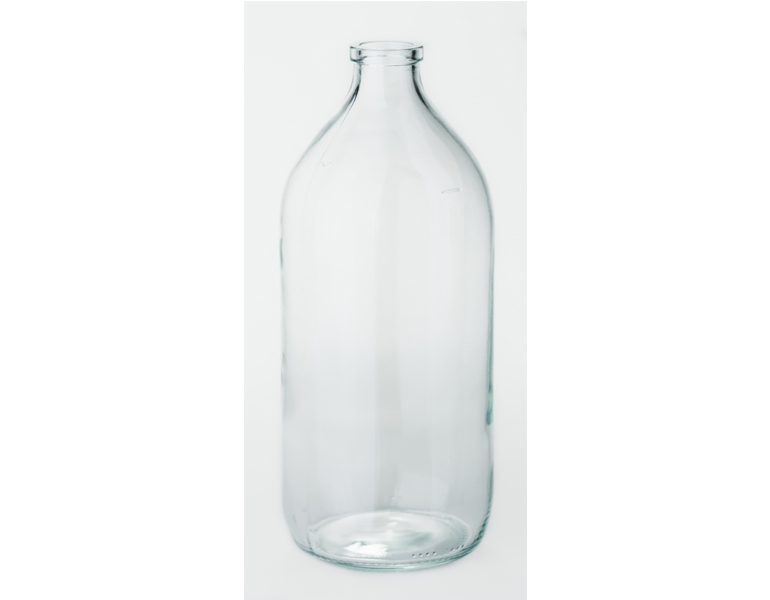 1000 ml infúziós fehér üveg
